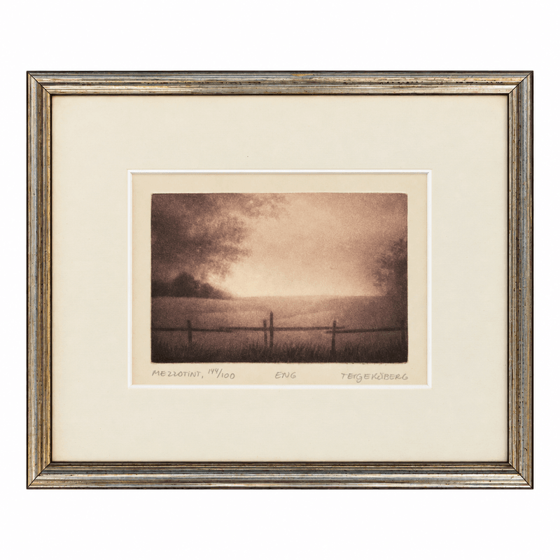 Terje Risberg – «Eng» – signert mezzotint 144/200