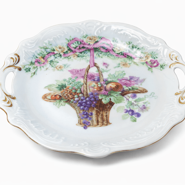 Hovedbilde Porsgrund Porselen, fat med blomster