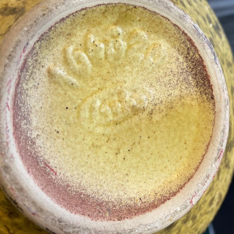 Jasba vase, gulgrønn