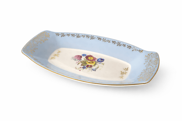 Hovedbilde Lyseblått bestemorfat, Figgjo Flint