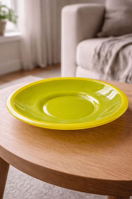 Sitrus, stort, gult fat, 35 cm