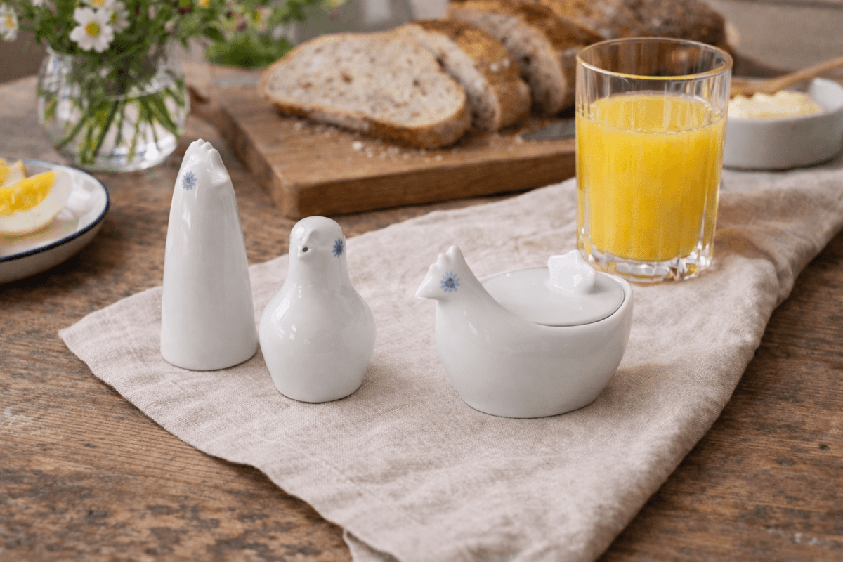 Tuppe kryddersett, Porsgrund Porselen