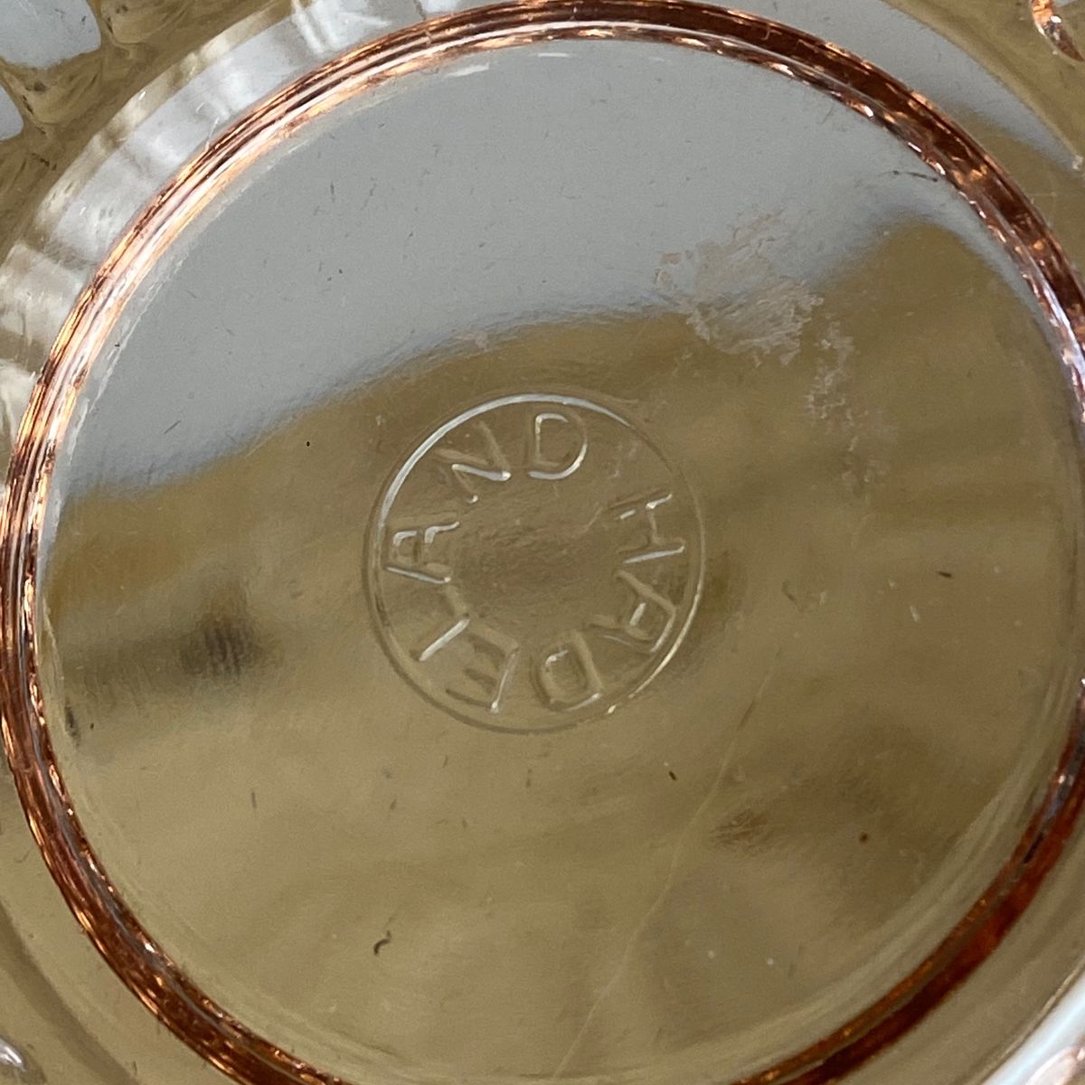 Nordlys, rosa syltetøyskål