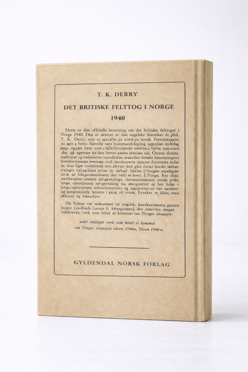 T.K. Derry - Det britiske felttog i Norge