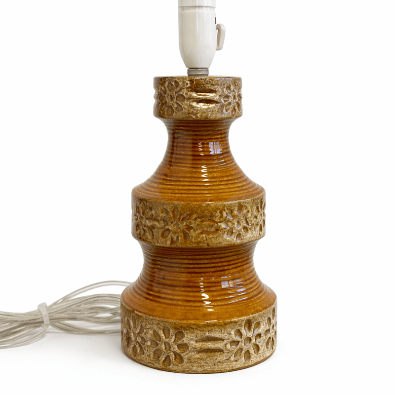 Vintage bordlampe i keramikk