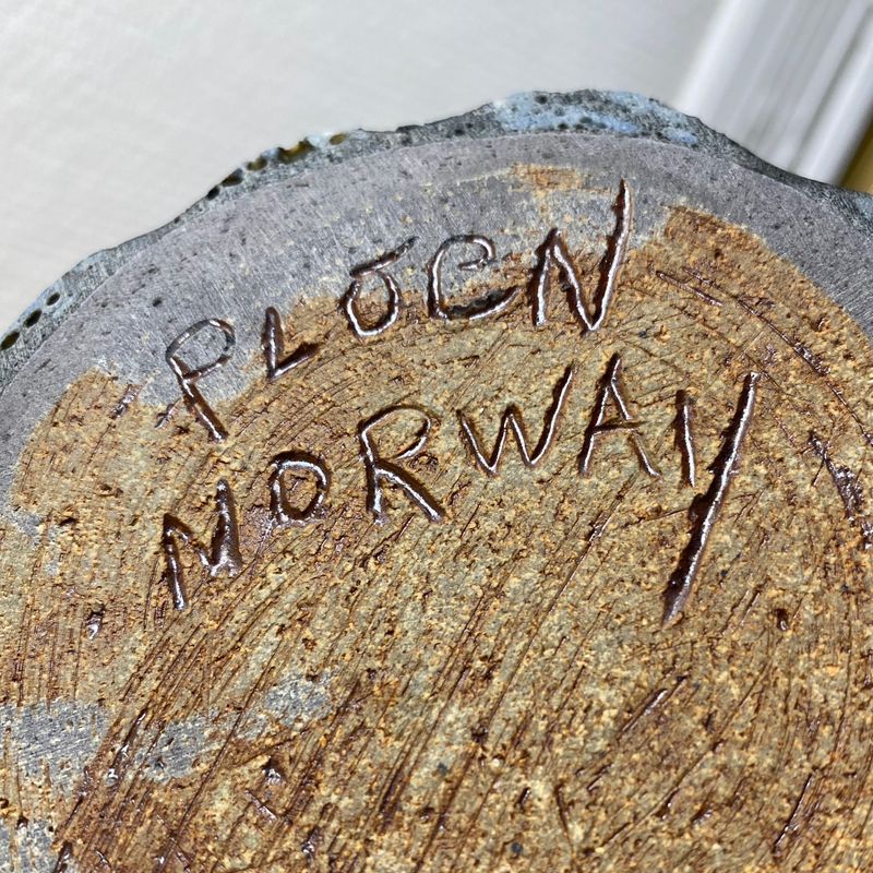 Erik Pløen, vase med renneglassur