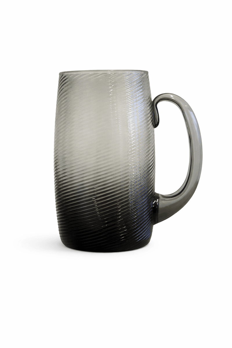 Hadeland, grå krus med riller