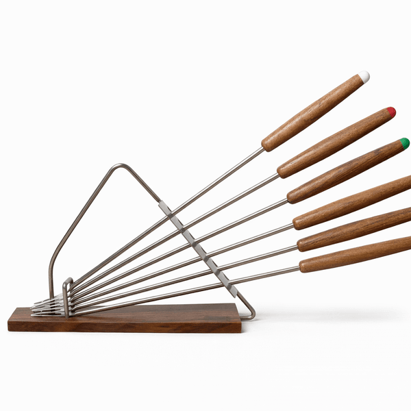 Hovedbilde Fonduegafler med teak-skaft