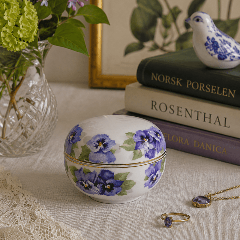 Rosenthal, porselenskrukke med lokk