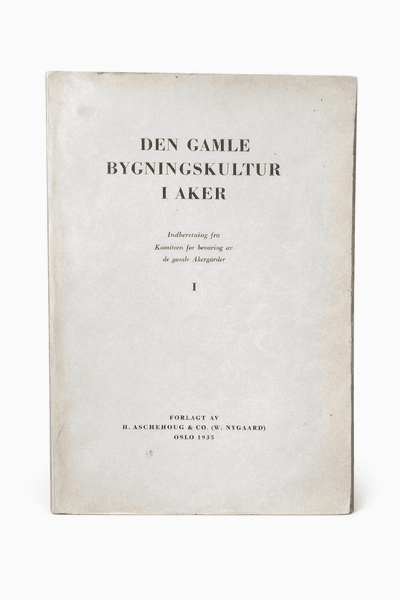 Hovedbilde Den gamle bygningskultur i Asker, I
